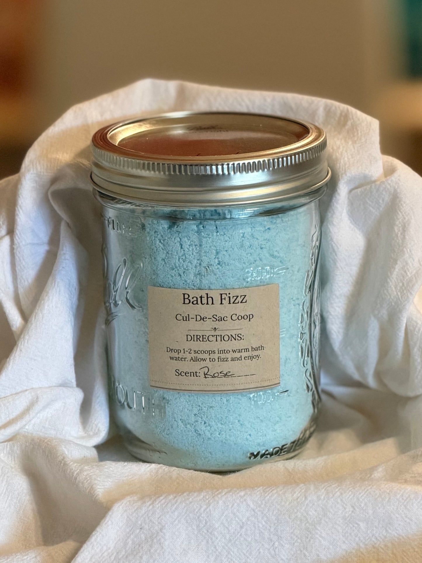 Rose Scented Bath Fizz