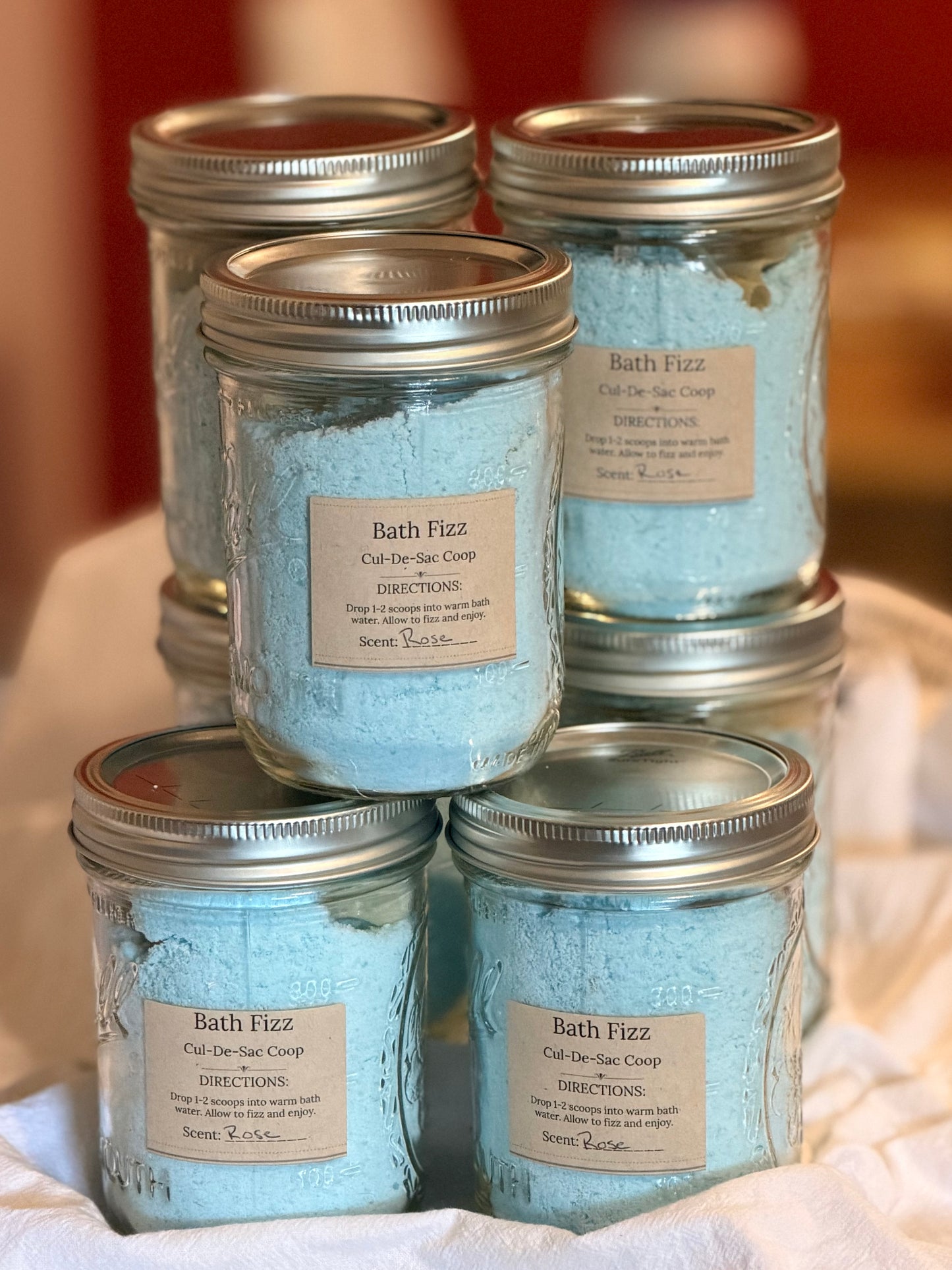 Rose Scented Bath Fizz