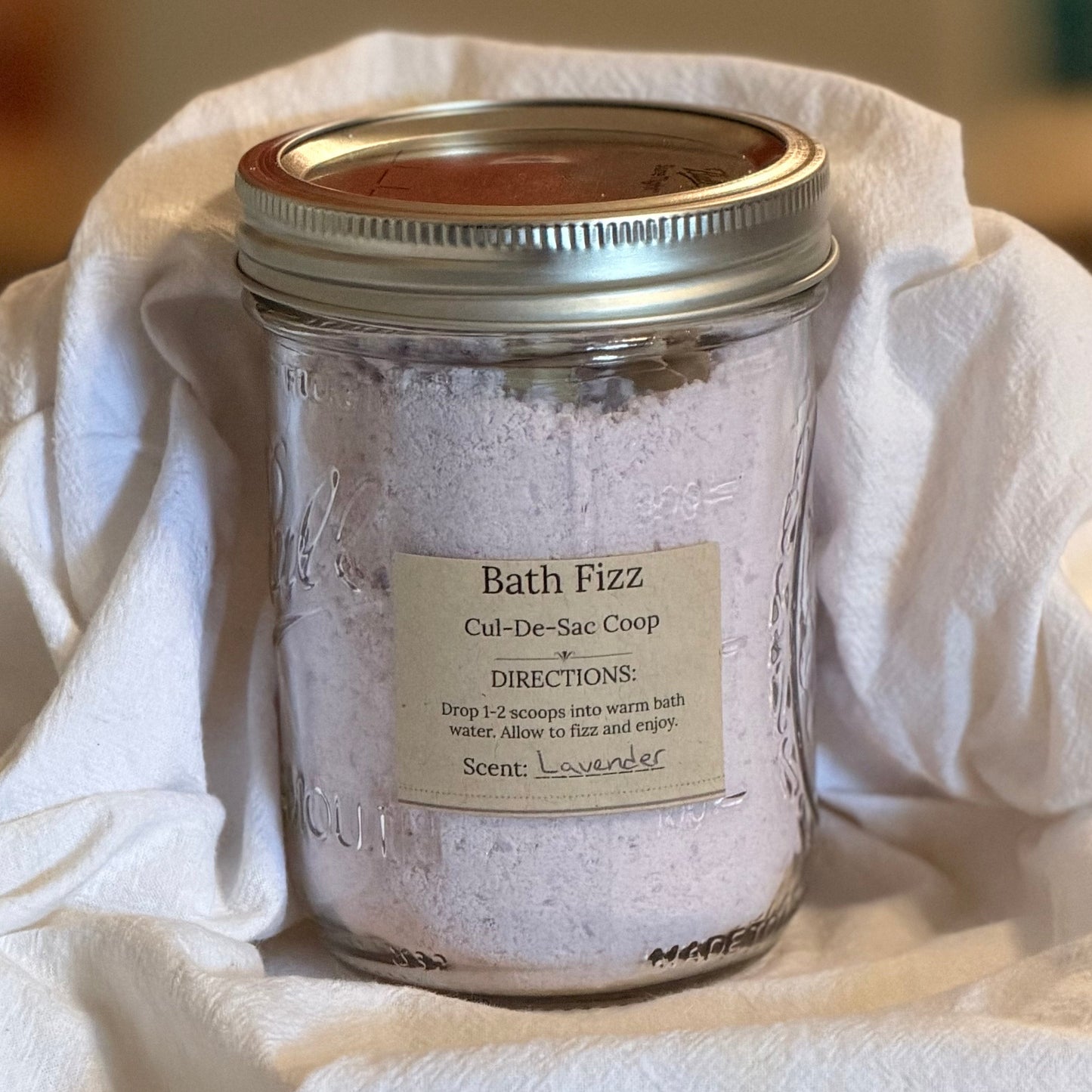 Lavender Scented Bath Fizz