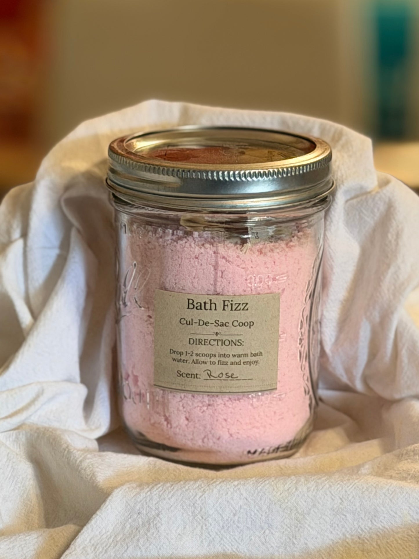 Rose Scented Bath Fizz