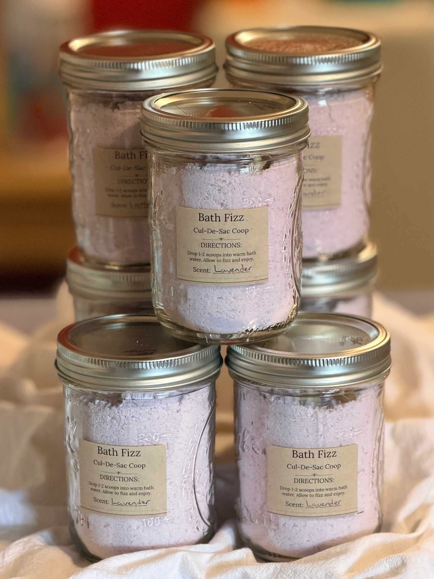 Lavender Scented Bath Fizz