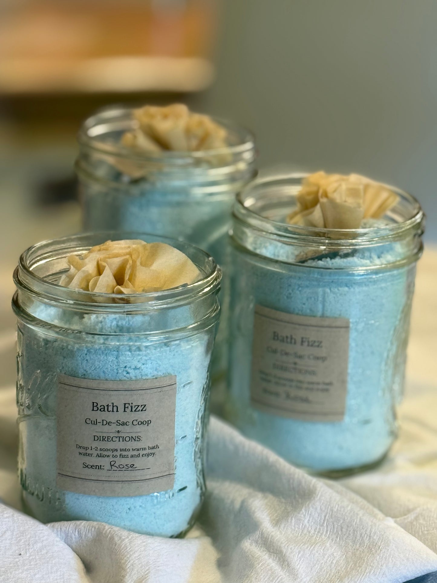 Rose Scented Bath Fizz