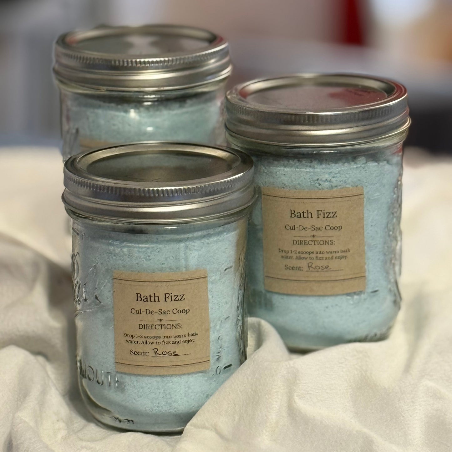 Rose Scented Bath Fizz