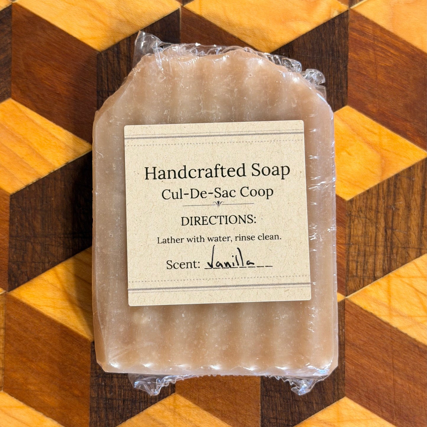 Handcrafted Vanilla Soap